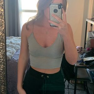 Free People Cropped Tank Top